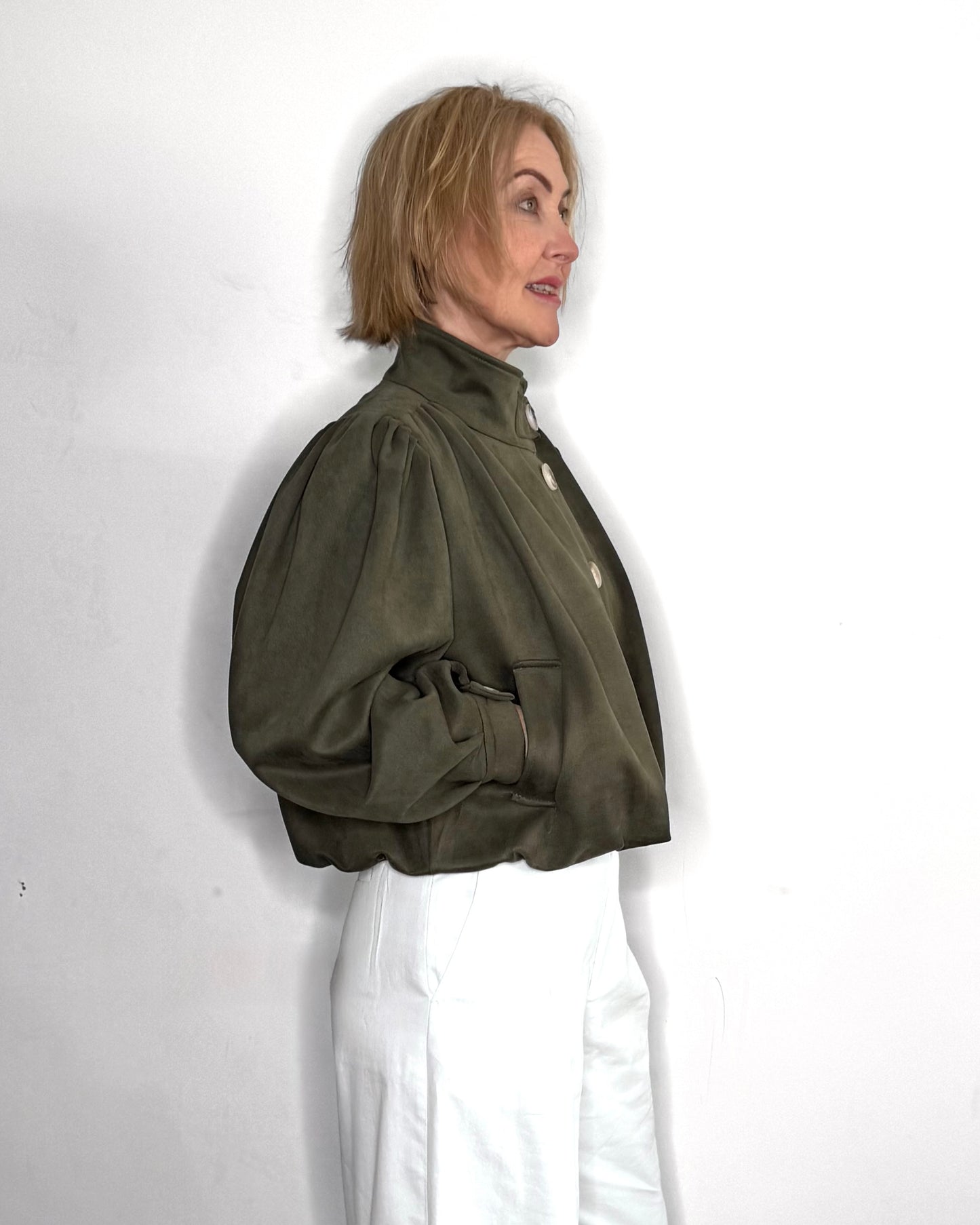 The Alma Jacket in Green