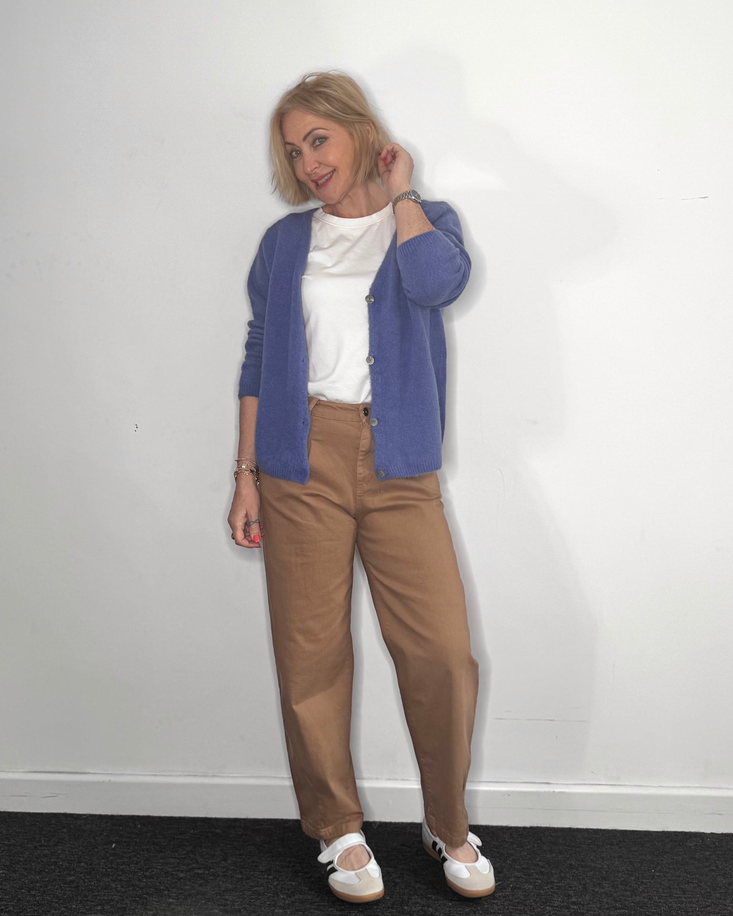 The May Barrel Trousers in Caramel