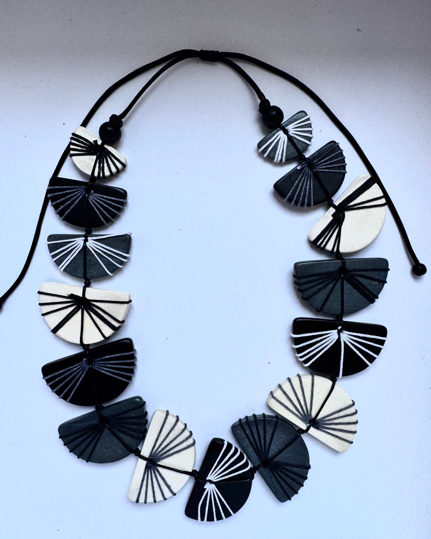 Japanese fan necklace