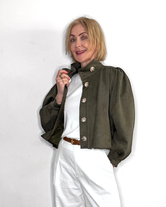 The Alma Jacket in Green