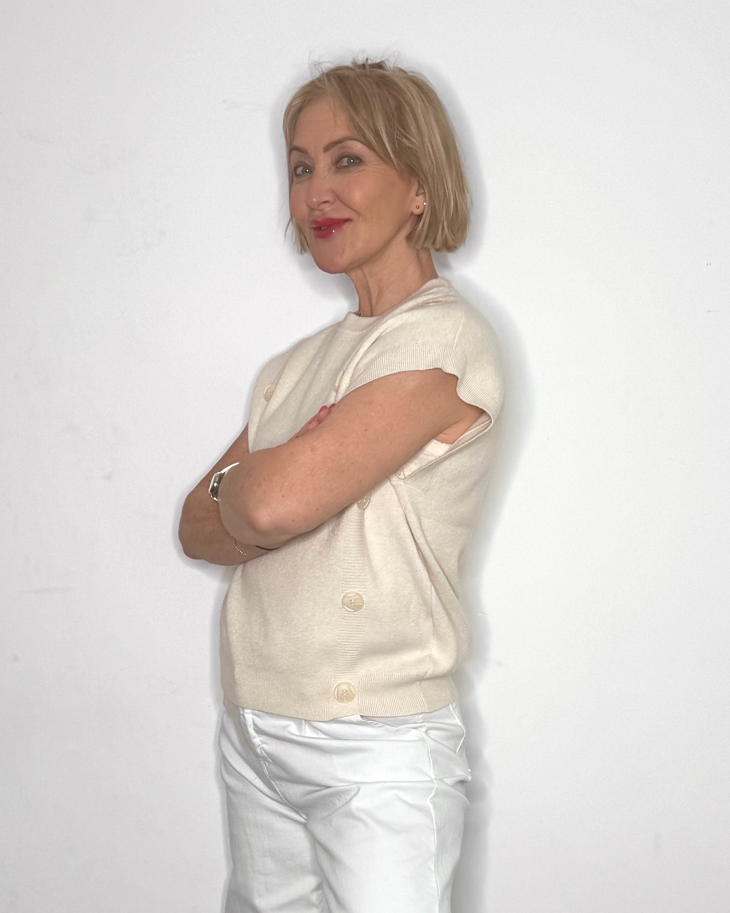 The Fran Knit in Cream