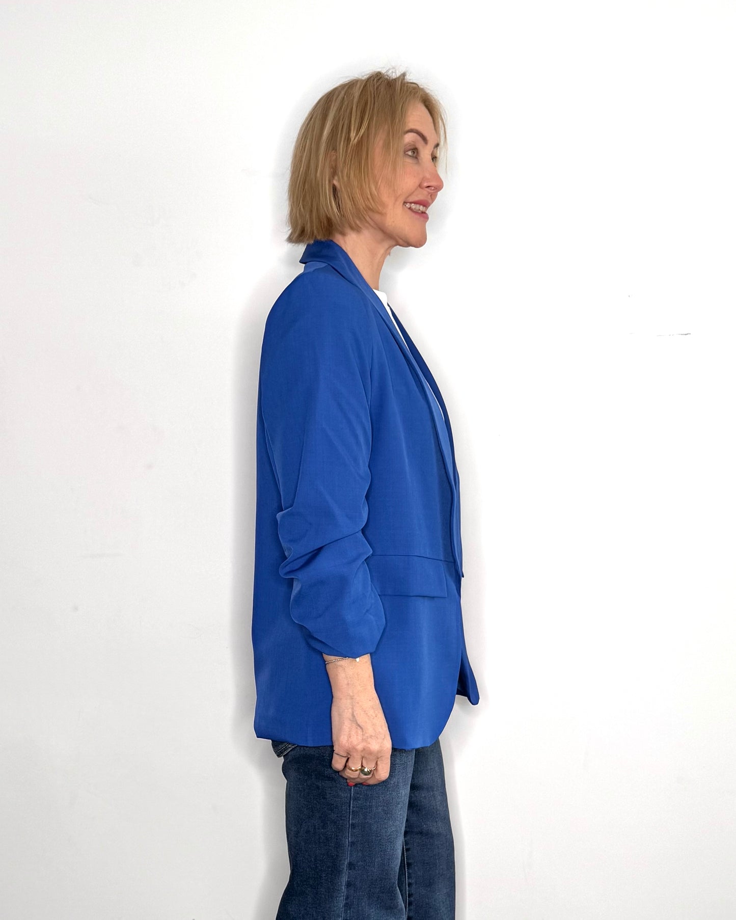 The Gloria Blazer in Royal Blue