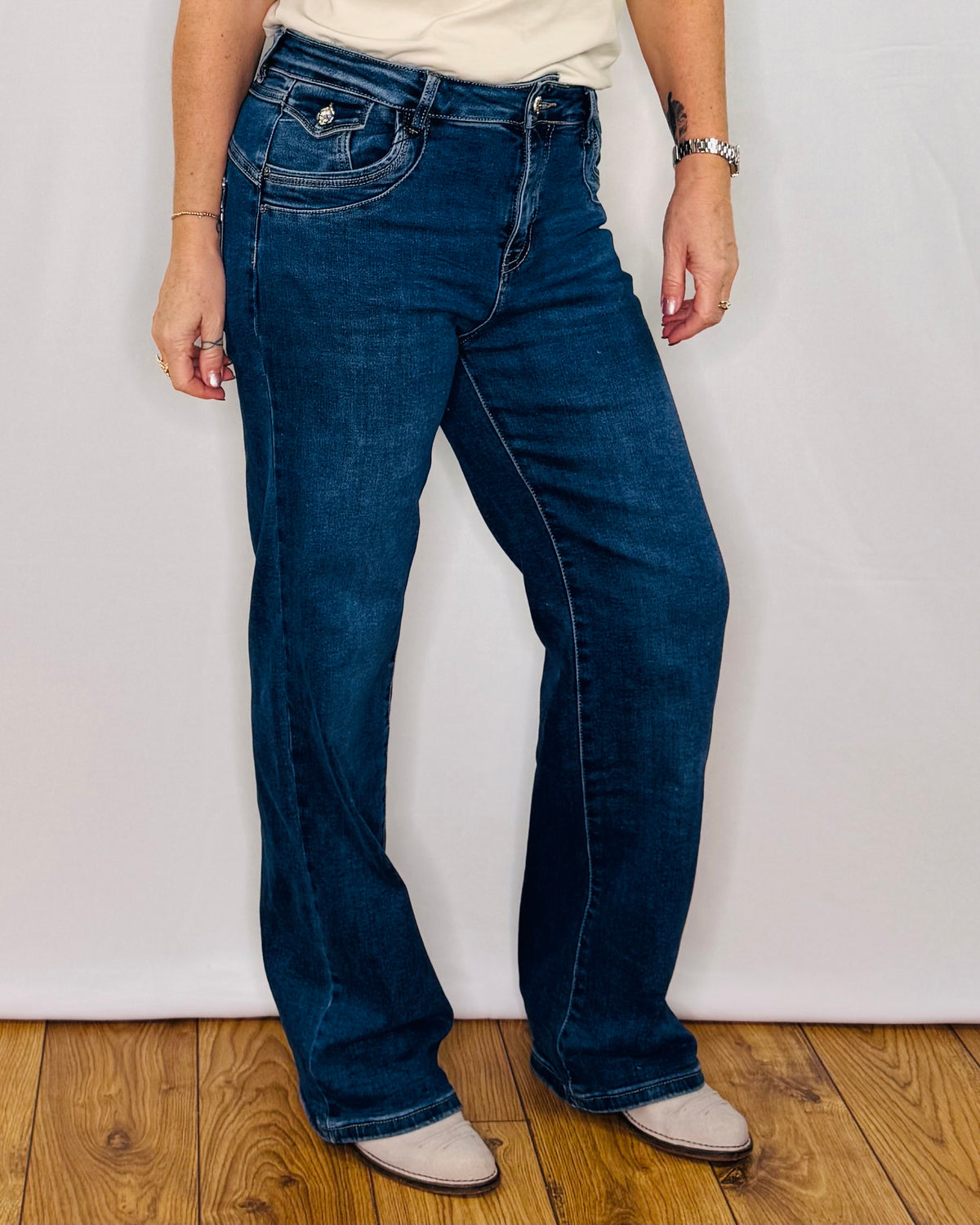 The Rimini Jean in Blue Denim