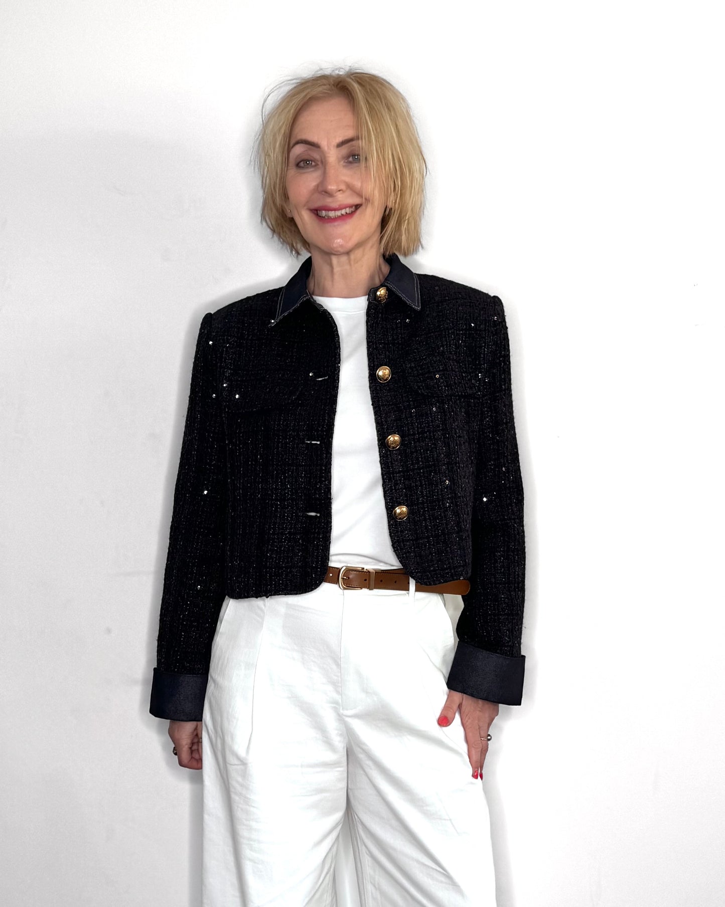The Elise Jacket in Navy