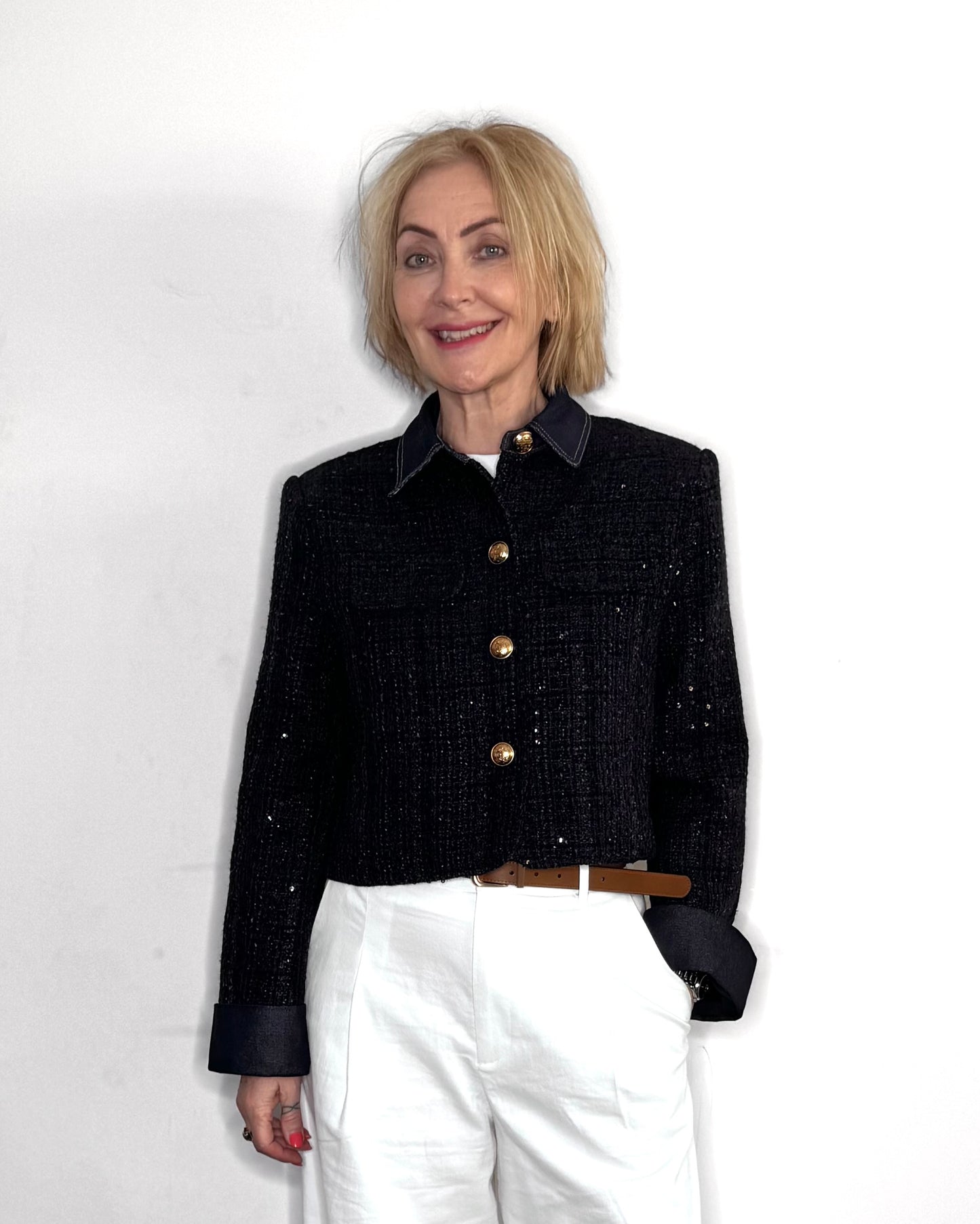 The Elise Jacket in Navy