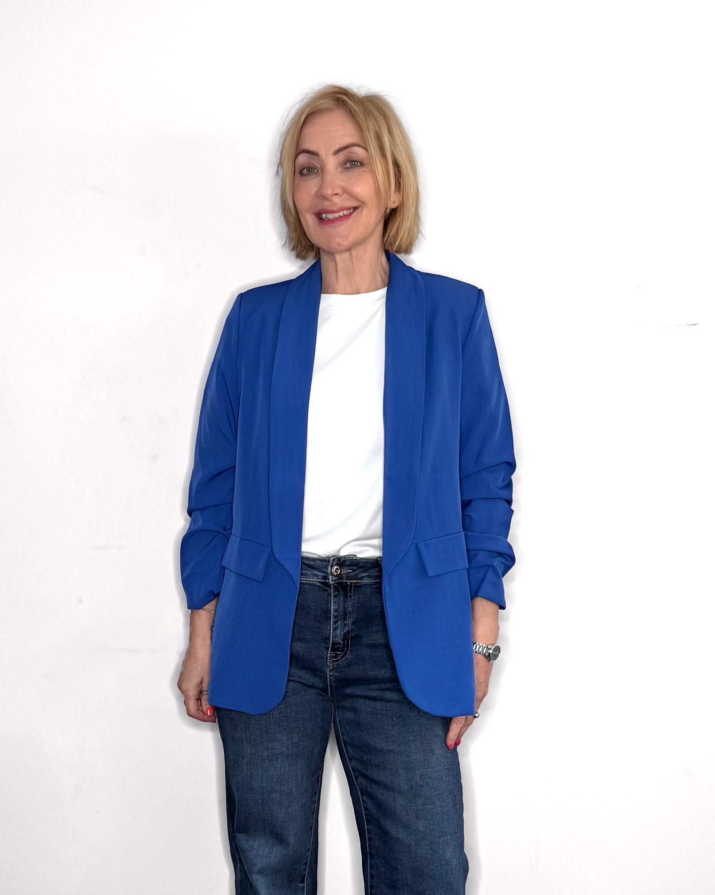 The Gloria Blazer in Royal Blue