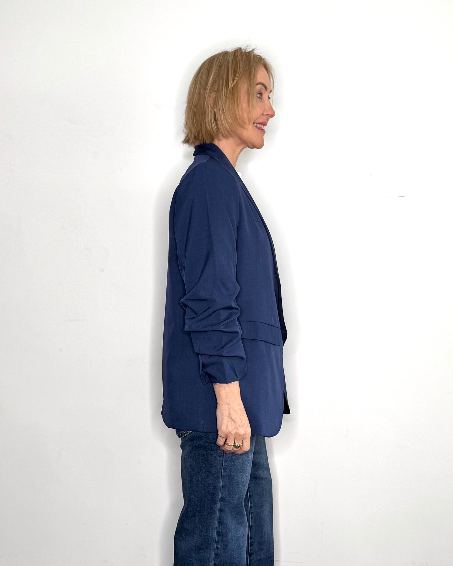 The Gloria Blazer in Navy