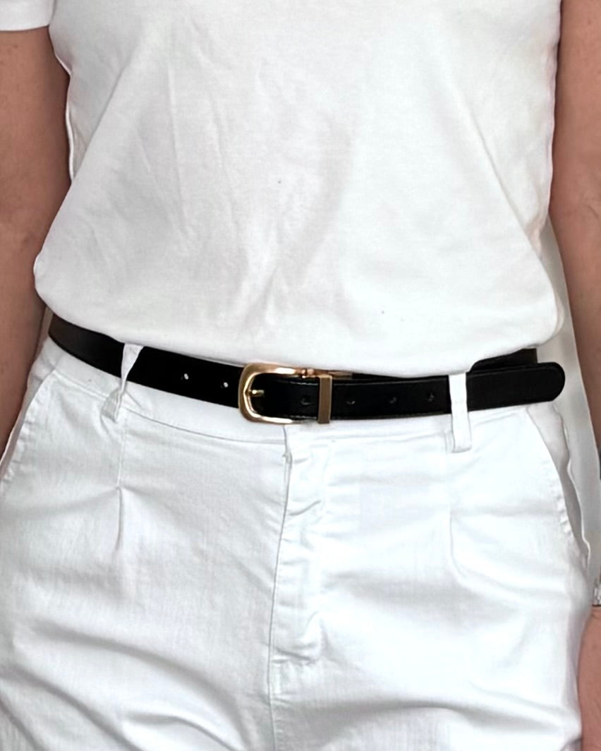 Mara Reversible Belt in Black/Brown
