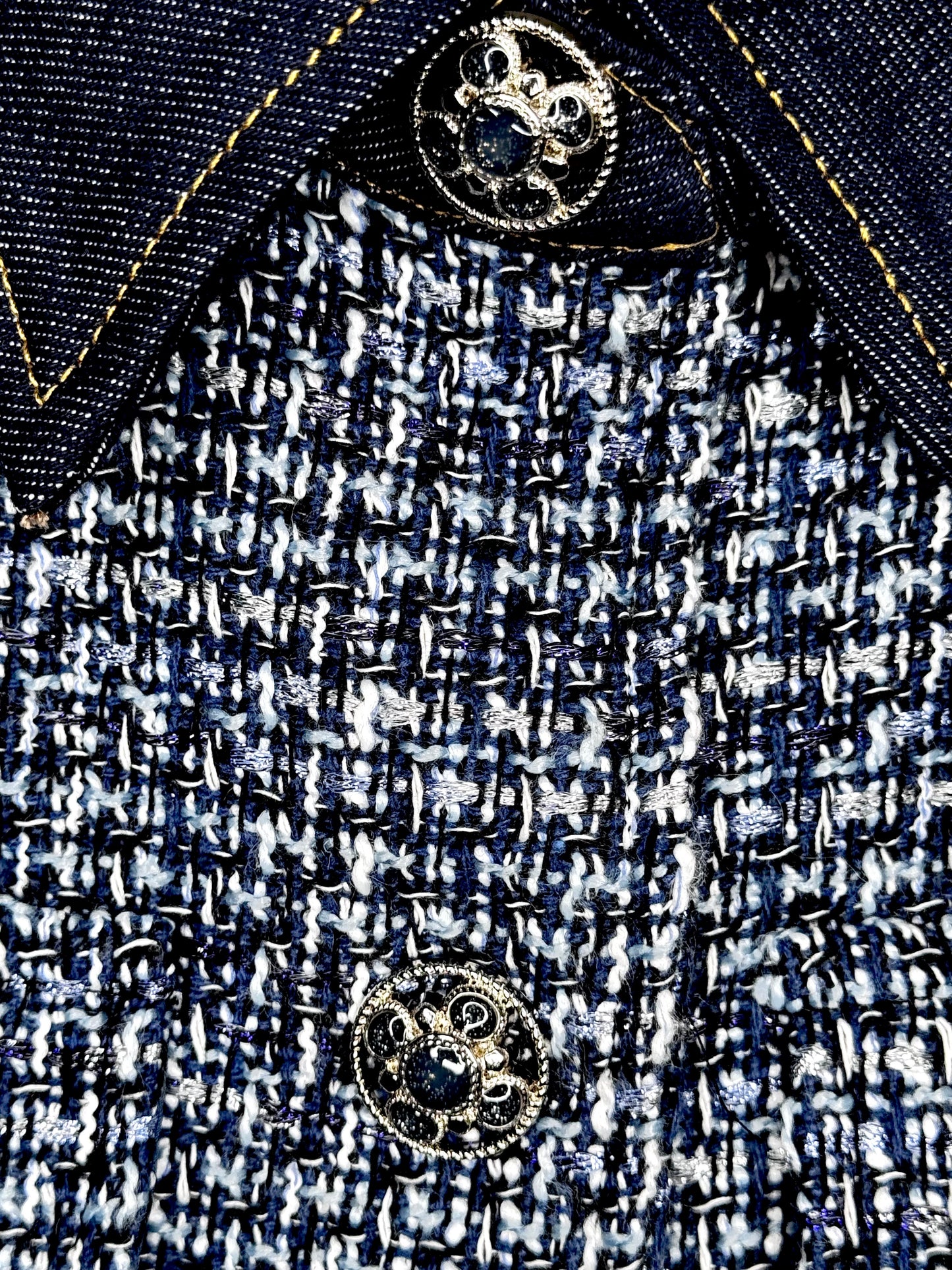 The Elise Jacket in Navy Mix