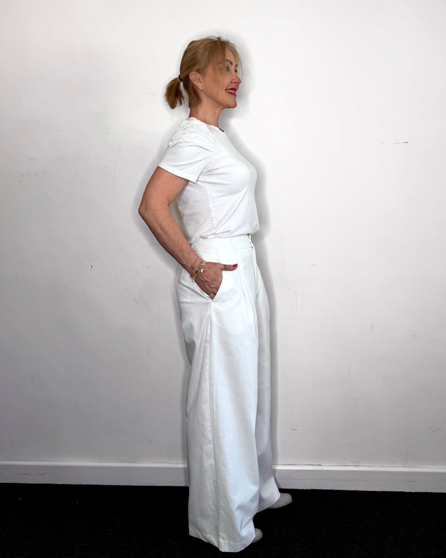 The Jasmine Trousers in White