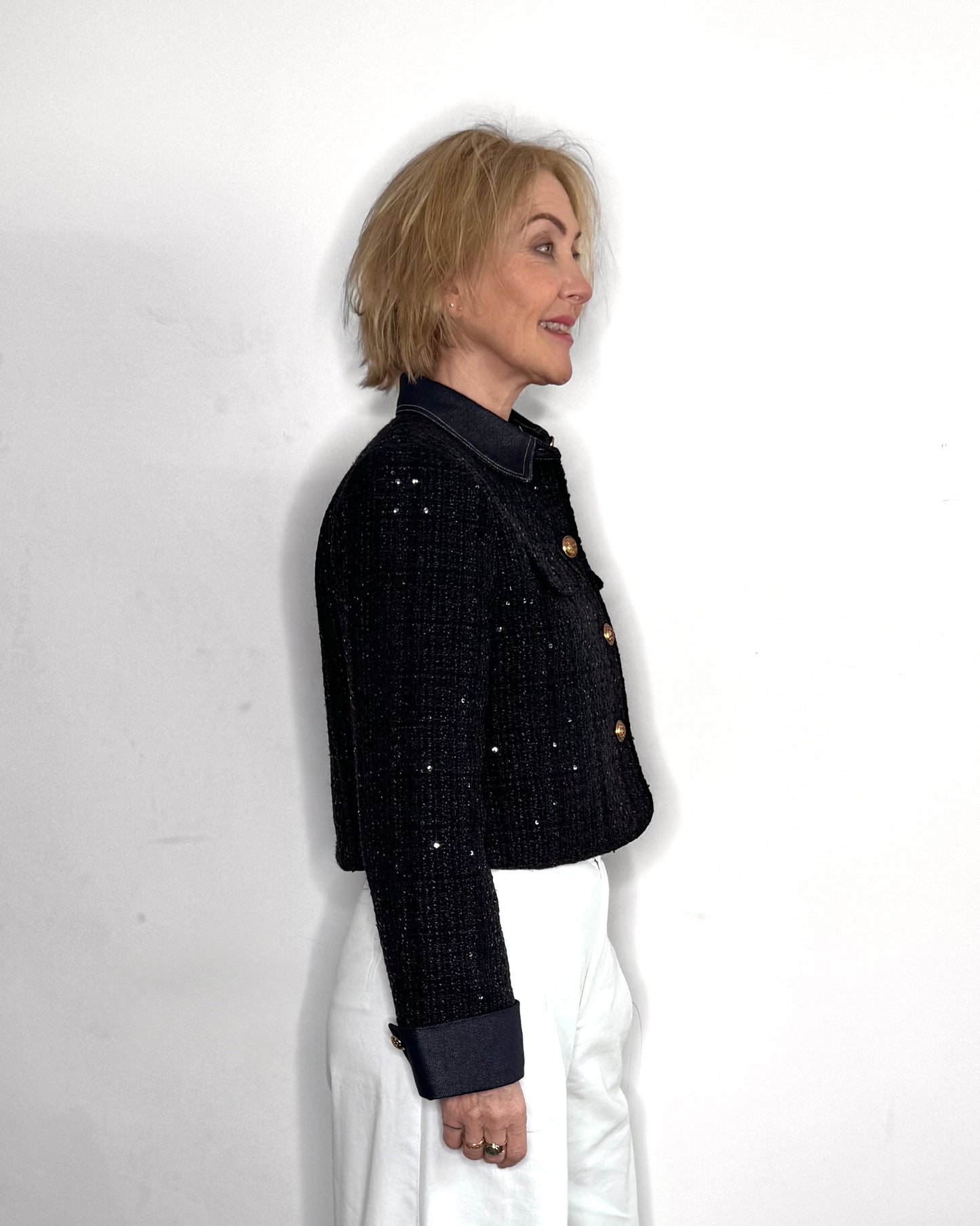 The Elise Jacket in Navy