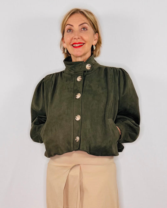 The Alma Jacket in Green