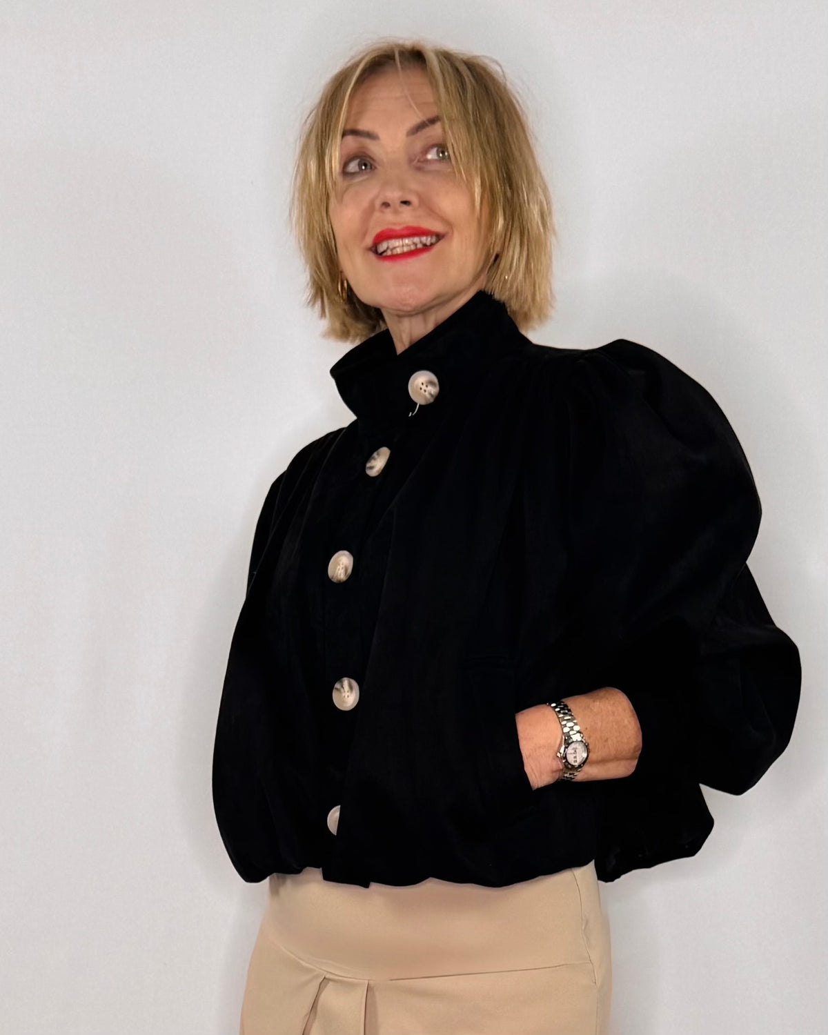 The Alma Jacket in Black