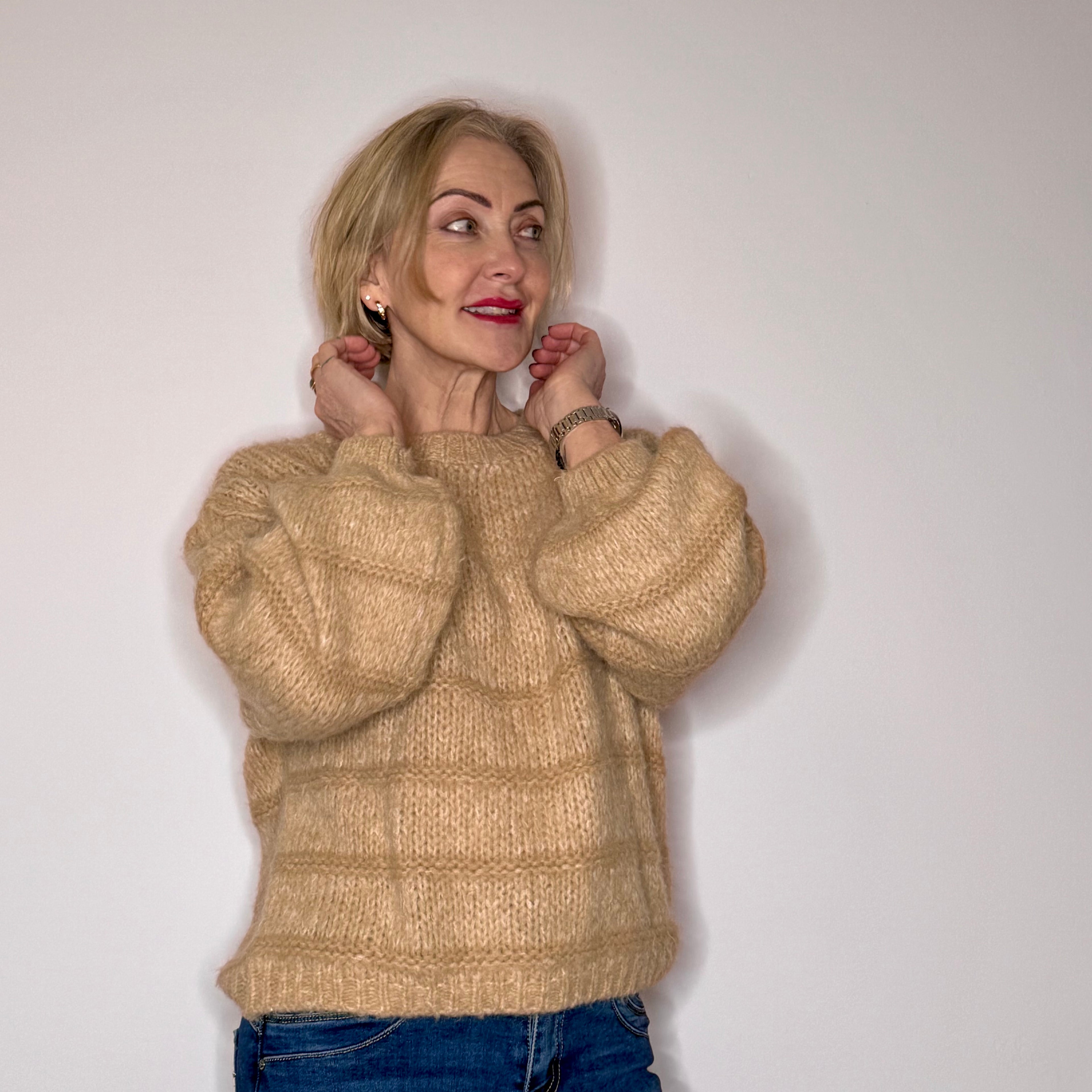 Gracie Chunky Crew Neck Knit