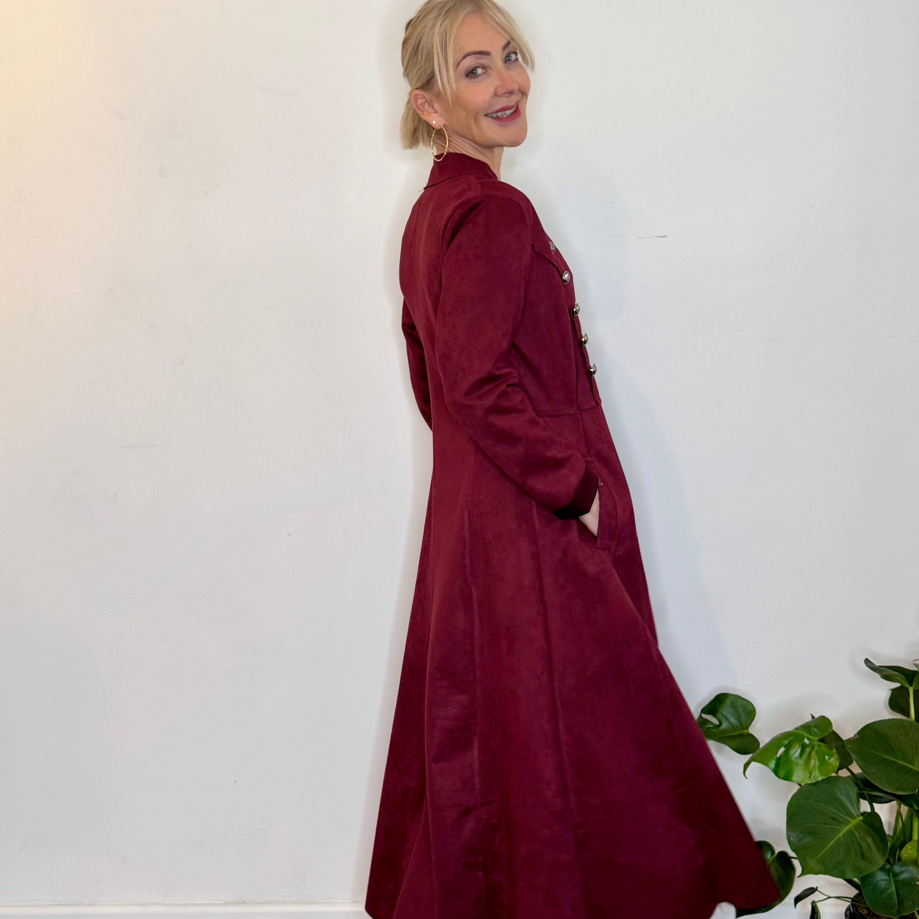 Long edge-to-edge open jacket