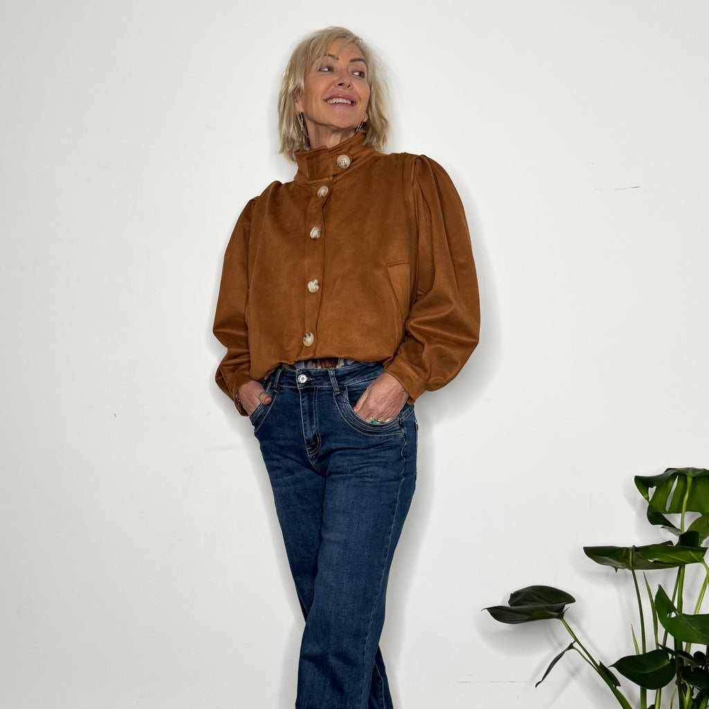 blue denim straight leg jeans