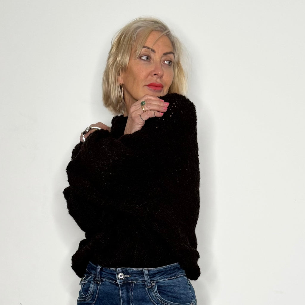 soft round neck sweater