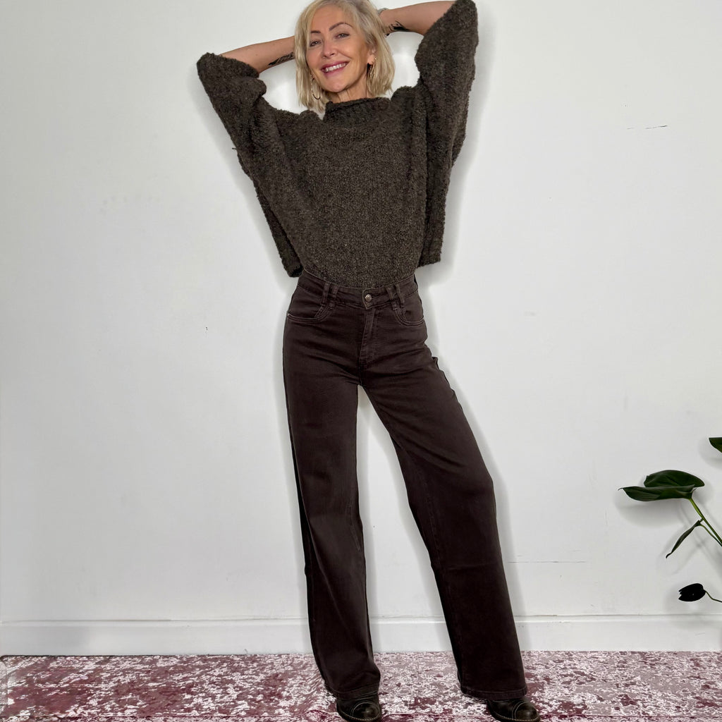 Soft straight leg jeans