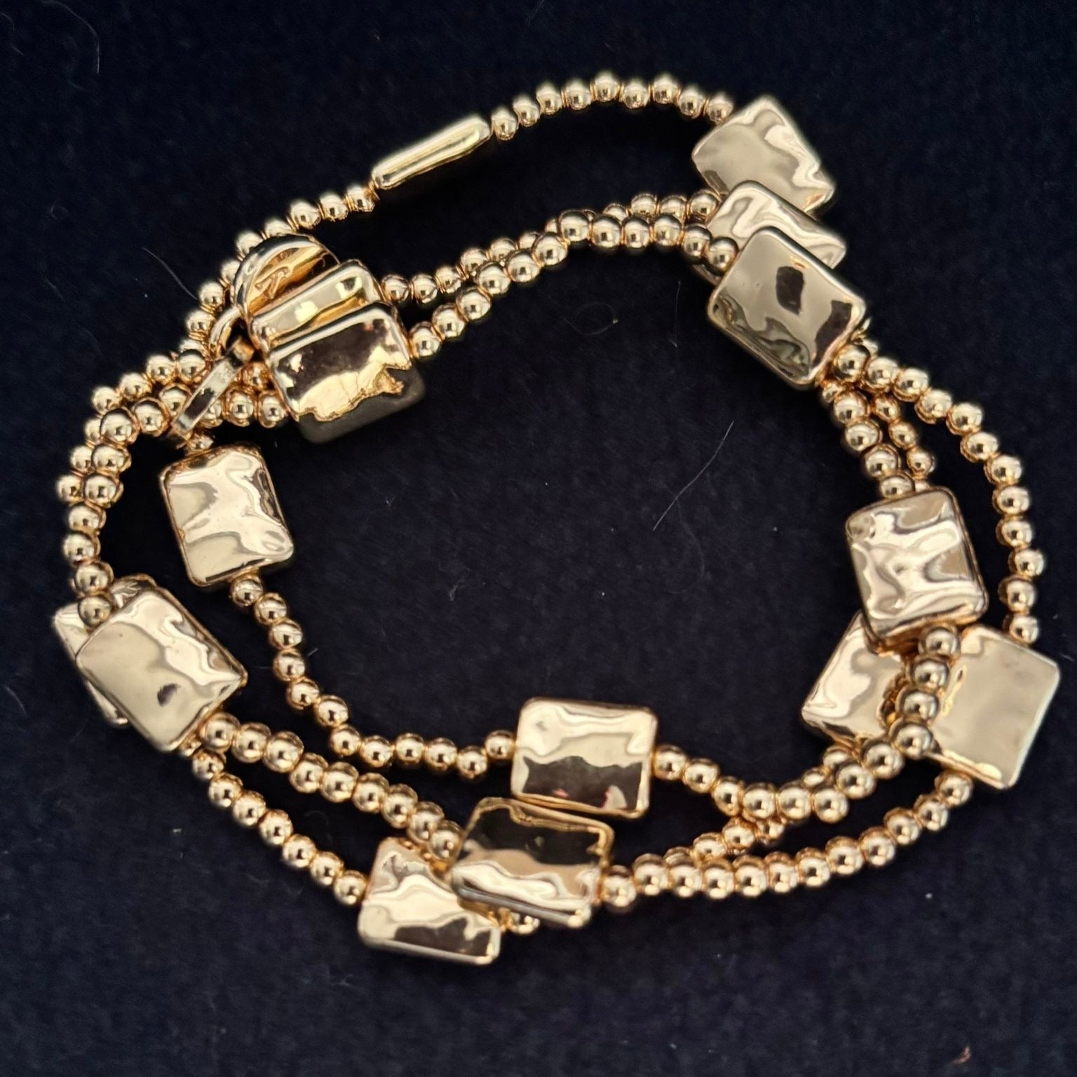 beaded nugget bracelet