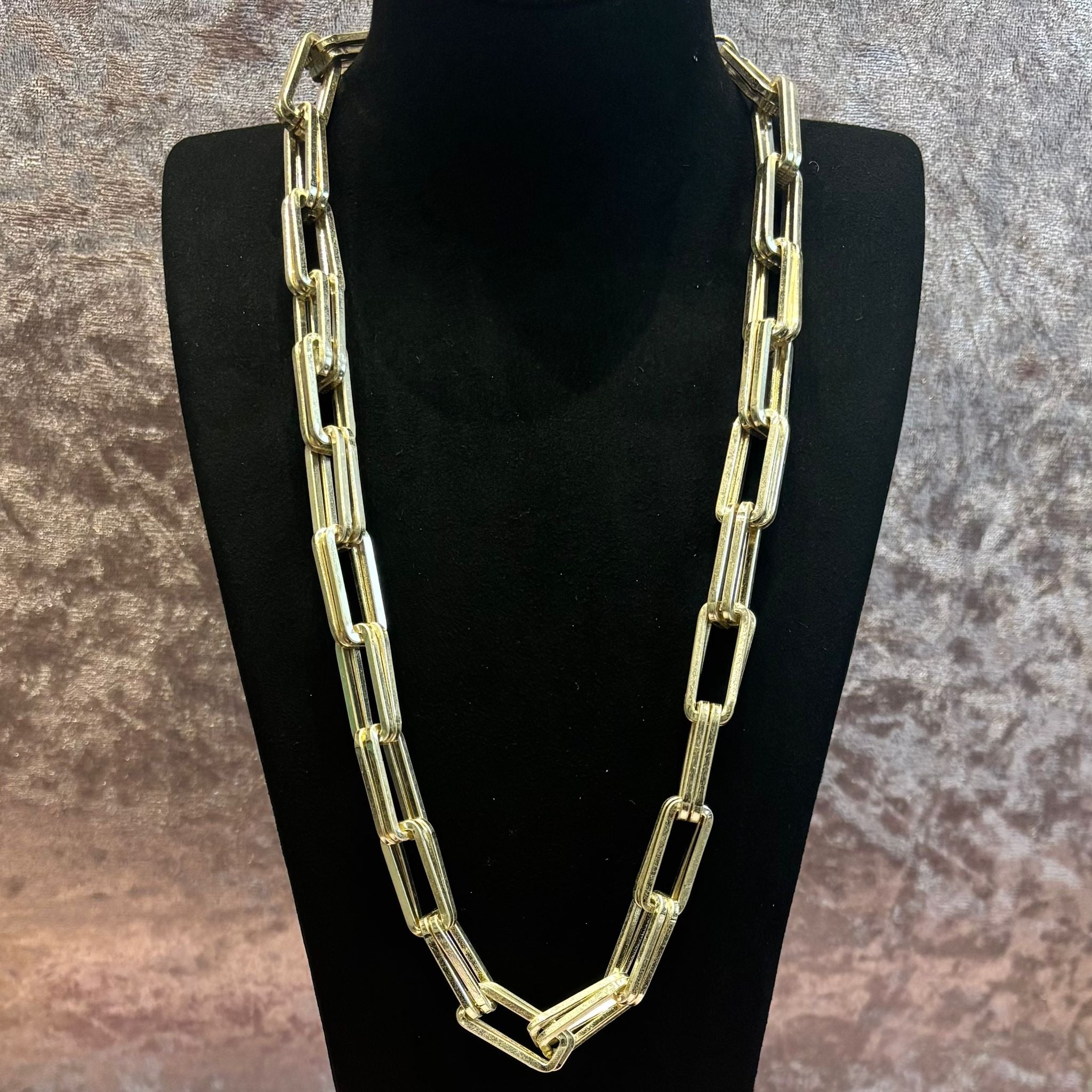 short links chain necklace